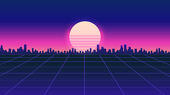 Retrowave Road , retrowave, artist, artwork, digital-art HD wallpaper