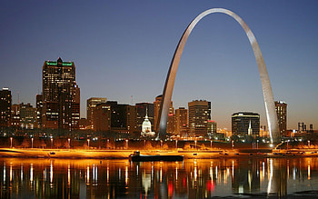 St. Louis Arch, backgrounds, Landmark attraction, Gateway to the West HD wallpaper
