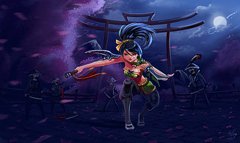 Akali League Of Legends Game, akali-league-of-legends, league-of-legends, games, deviantart HD wallpaper