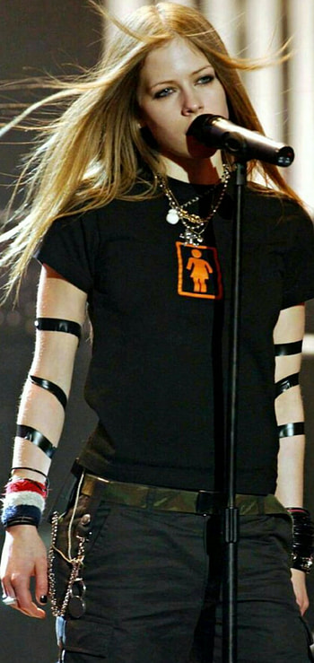 Avril Lavigne, music, white HD phone wallpaper