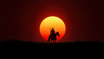 Sunset Red Dead Redemption 2 Game, red-dead-redemption-2, 2025-games, ps5-games, ps4-games, xbox-one-games, xbox-games, pc-games, games, video-games HD wallpaper