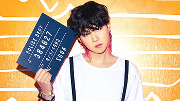 Suga BTS - Cool and Artistic Background, Suga (Min Yoongi), music, BTS HD wallpaper