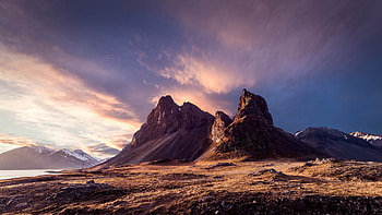Snowy Peak Mountains, mountains, nature HD wallpaper