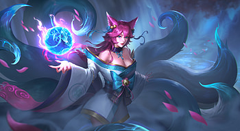 Beautiful Ahri, game, 2022 HD wallpaper