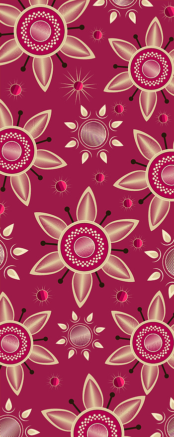 Floral pattern, abstract HD phone wallpaper