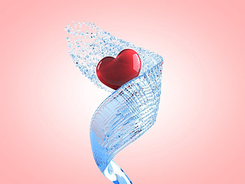 Pink, Love, Heart HD wallpaper