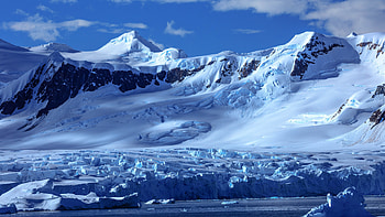 Antarctica Travels, Snow-capped mountains, Glacier wonders, U HD wallpaper