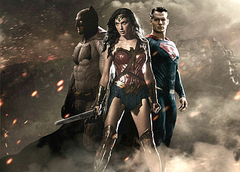 Batman v Superman: Dawn of Justice, Fan tribute , Iconic heroes teaming up, DC Comics HD wallpaper