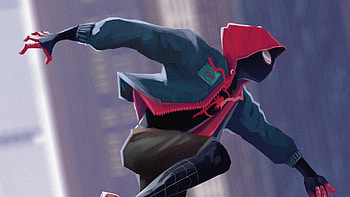 Miles Morales Verse, spiderman, superheroes, artwork, digital-art, art, artstation HD wallpaper