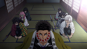 Demon Slayer : Elite Hashira United in Tatami Room, Anime, Demon Slayer: Kimetsu no Yaiba HD wallpaper