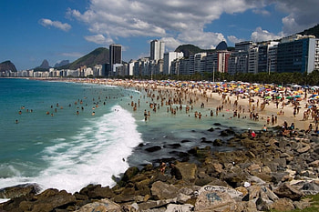 COPACABANA-BEACH, landscape, nature, beach HD wallpaper