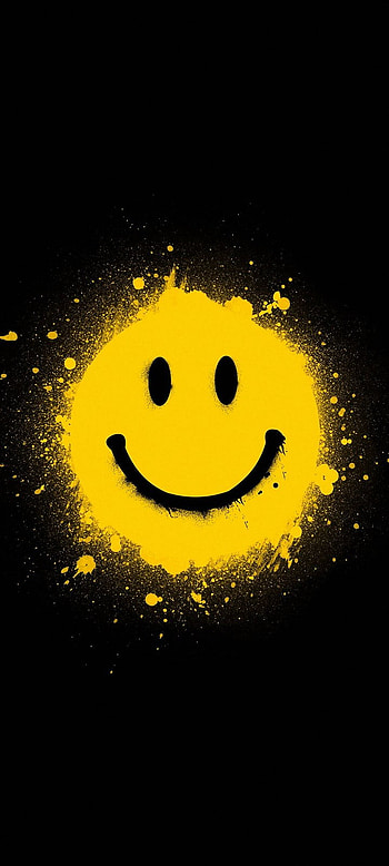Smiley Face Yellow Background , Yellow Smiley Face HD phone wallpaper