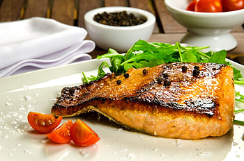 Fish Food, salmon, curry, food, Fish HD wallpaper