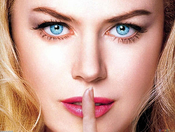 Nicole Kidman, blue, blonde, eyes, girl, actress, hand, woman, face HD wallpaper