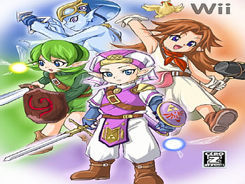 girls kick ass, videogame, nintendo, wii, saria, girl, malon, zelda, women, ruto, female HD wallpaper