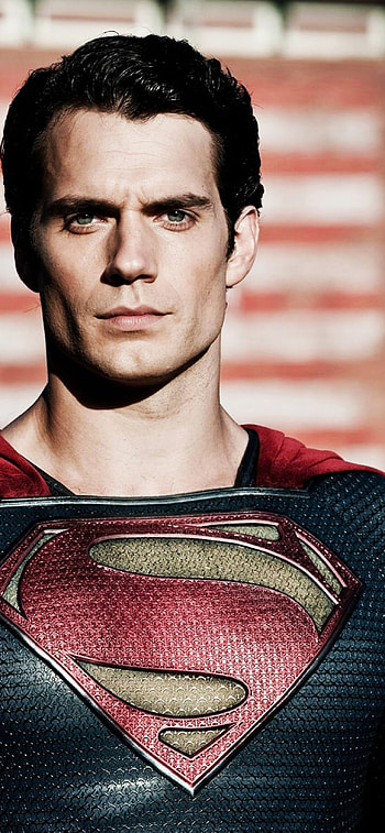 Man of Steel, Henry Cavill , Superhero in action, Epic visuals HD phone wallpaper