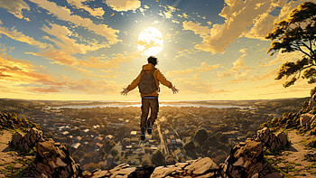 I Am Levitating, artist, artwork, digital-art, deviantart HD wallpaper
