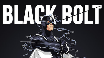Black Bolt, black-bolt, superheroes, deviantart HD wallpaper
