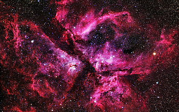 red space, blue, red, space, cool, kurd, heart HD wallpaper