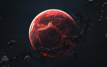 Space Planets Diigtal Art, space, planets, digital-art, digital-universe HD wallpaper
