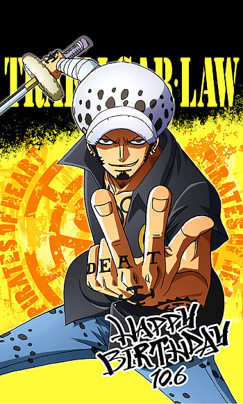 Trafalgar Law, One Piece, Anime character, Surgeon of Death HD phone wallpaper