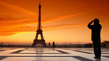 Landscape, Eiffel Tower HD wallpaper