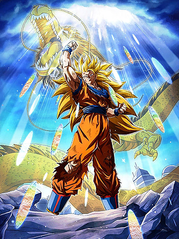 Super Saiyan 3 Goku, Transformative power, Dynamic HD phone wallpaper