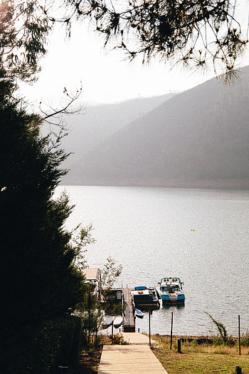 Nature, Boats, Lake, Shore, Bank, Pier HD phone wallpaper