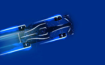 Artistic, light trainls, sports car, formula one HD wallpaper