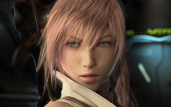 Final_Fantasy_XIII, yuna, anime, fantasy, face, video games, final, girl, hair HD wallpaper