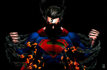 Man Of Steel Unchained, superman, superheroes, artwork, digital-art, deviantart HD wallpaper