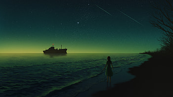 Scenery Anime, scenery, anime, artwork, art, digital-art, artist, pixiv HD wallpaper