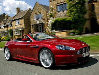 Auto, Houses, Grass, Aston Martin, Cars, Side View, Dbs, 2009 HD wallpaper