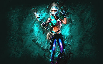 Fortnite Cove Rider Ocean Skin, Fortnite, main characters, turquoise stone background, Cove Rider Ocean, Fortnite skins, Cove Rider Ocean Skin, Cove Rider Ocean Fortnite, Fortnite characters HD wallpaper