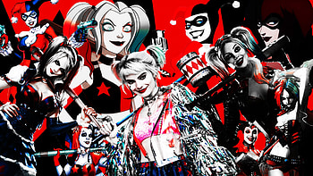 Harley-Quinn, comic, Quinn, DC, Harley HD wallpaper