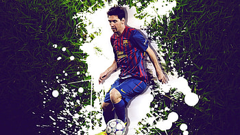 Lioneli messi, Barcelona, Messi, soccer HD wallpaper