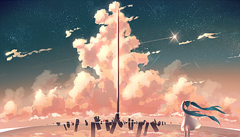 Hatsune Miku, Anime, Vocaloid HD wallpaper