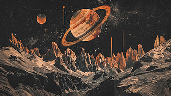 Binary Desert Digital Planet, planet, manipulation, ai, artist, artwork, digital-art HD wallpaper
