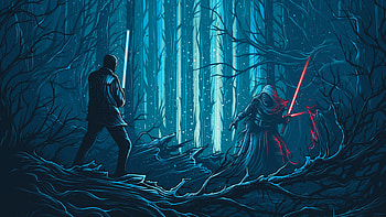 Star Wars The Force Awakens Artwork HD wallpaper