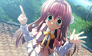 Sakura Narumi, anime girl, pink, anime school girl, anime, supipara HD wallpaper
