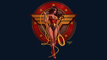 Wonder Woman 1987 Minimal , wonder-woman, superheroes, minimalism, minimalist, artist, artwork, digital-art, deviantart HD wallpaper