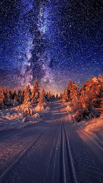 Snow, Snowfall Background HD phone wallpaper