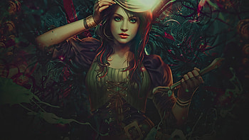 Fantasy girl, cris ortega, girl, art, fantasy HD wallpaper