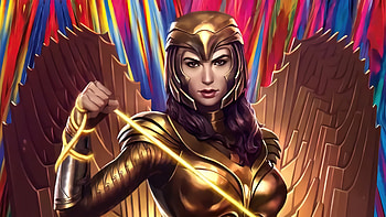Injustice 2 Wonder Woman Gold Suit , injustice-2, wonder-woman, 2021-games, games, deviantart HD wallpaper