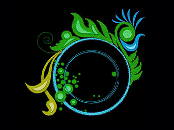 Abstract, Patterns, Lines, Dark Background, Circle HD wallpaper