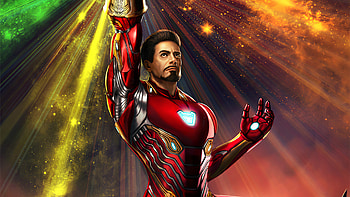 Iron Man Infinity Gauntlet, iron-man, superheroes, artwork, artstation HD wallpaper