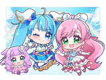Nijigaoka Mashiro & Sora Harewataru, Sora Harewataru, Nijigaoka Mashiro, Anime, Hirogaru Sky! Pretty Cure HD wallpaper