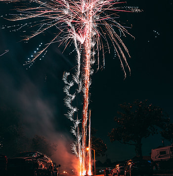 Holidays, Night, Salute, Sparks, Holiday, Fireworks, Firework HD phone wallpaper