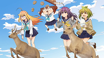 Anime, My Deer Friend Nokotan, Anko Koshi, Torako Koshi, Noko Shikanoko HD wallpaper