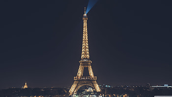 ... eiffel tower at night paris france ... HD wallpaper